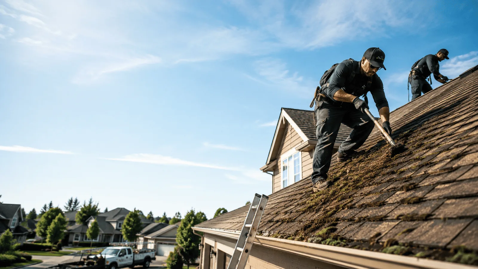 Roof Moss Removal in Bardolph, IL near me